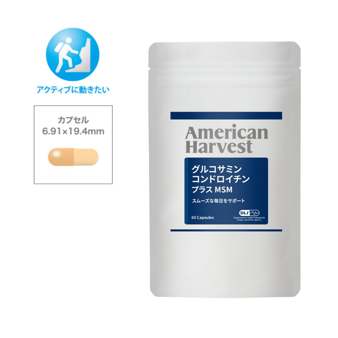 グルコサミン コンドロイチン プラス MSM (60粒)